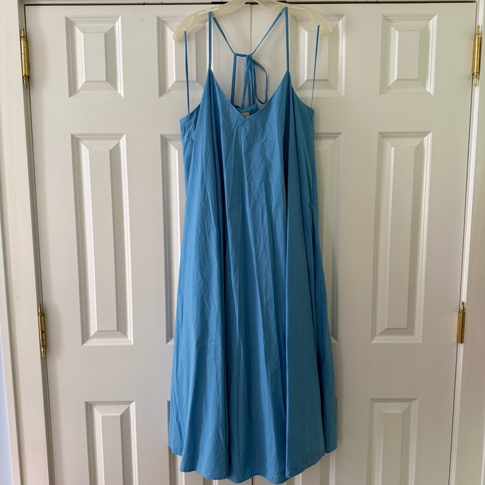 ⭐️ Banana Republic Vibrant Blue Midi Dress - Picture 2 of 4